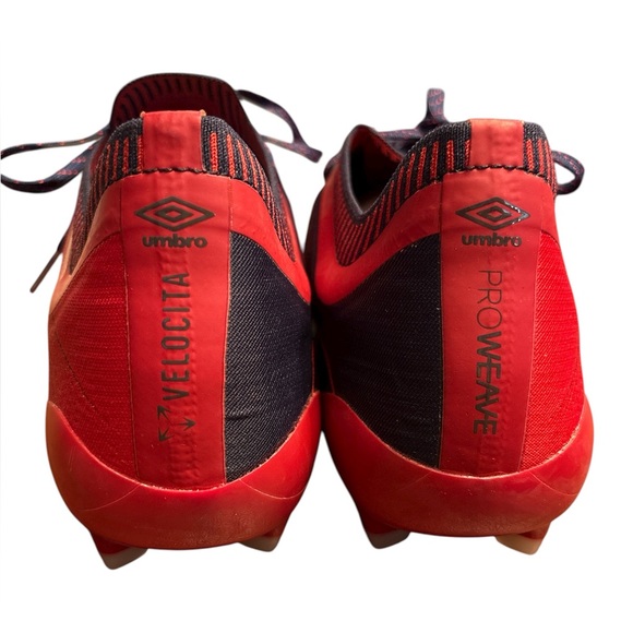 Umbro Men’s Velocita Elixir Premier FG Soccer Shoes Cleats Red Blue Size 12 NIB - Picture 3 of 8
